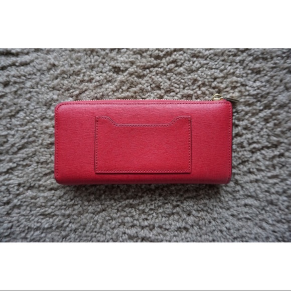 Coach Accordion Zip Wallet - Pink - Picture 3 of 5